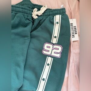Brand New Urban Outfitters Green low rise Women's Sweatpants